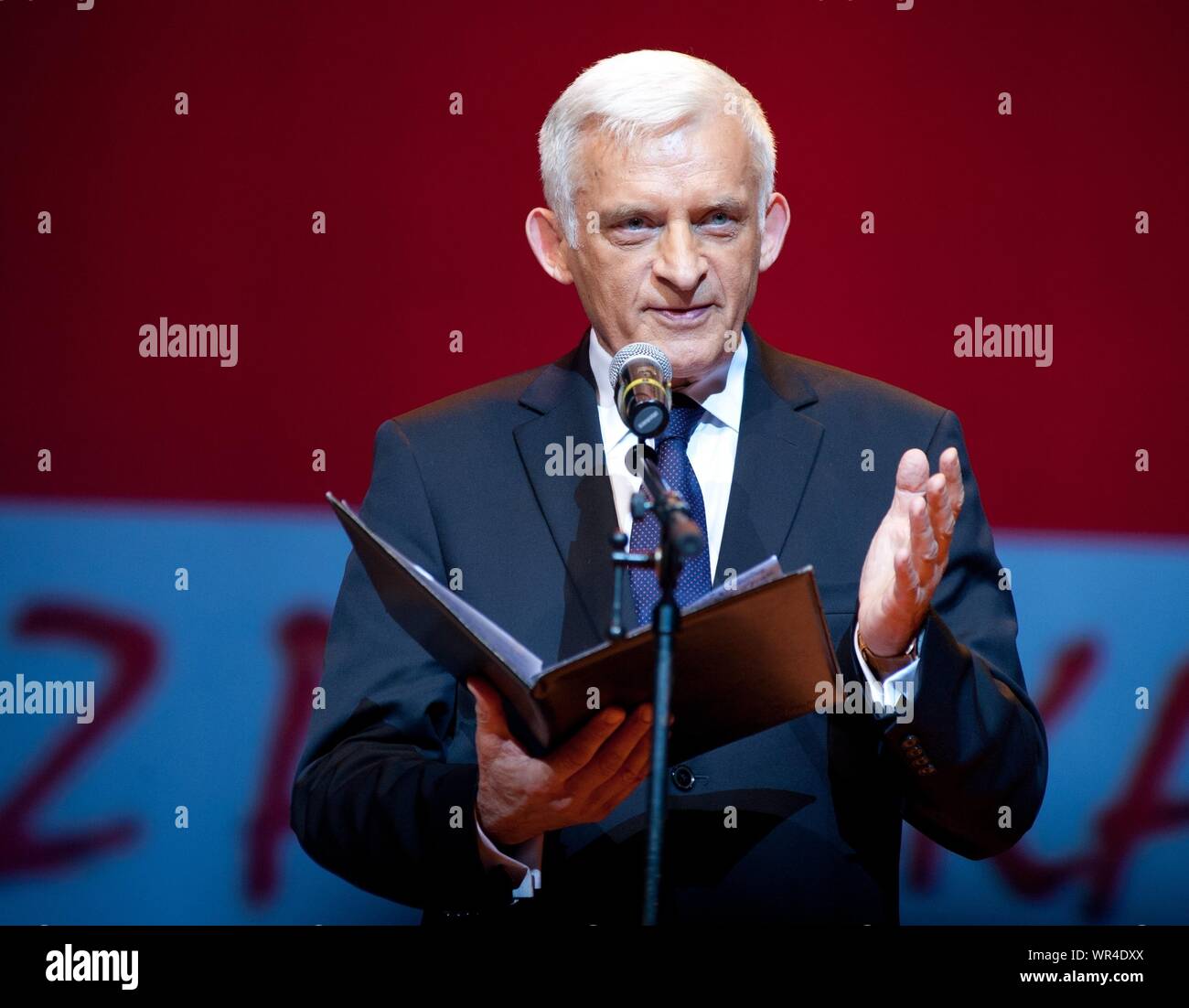 11.06.2012 Warsaw, Poland. `Teraz Polska` Gala. Pictured: Jerzy Buzek Stock Photo